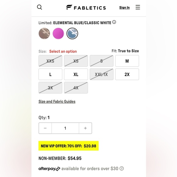 Fabletics Boost Powerhold High-Waisted 7/8 Legging Size XS💎 - Picture 11 of 11